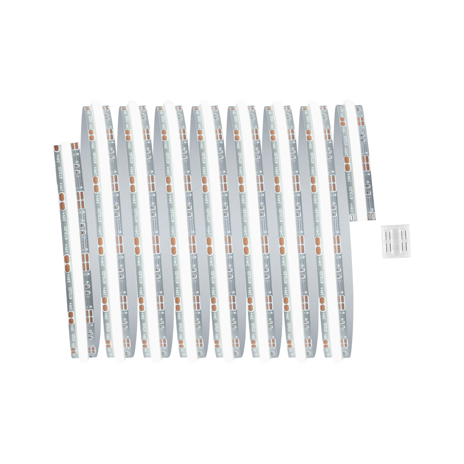 Paulmann LED-Streifen MaxLED 1000 Ergänzung 2,5 m silber CCT
