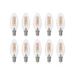 Arcchio filament LED bulb E14 candle set of 10, 3000 K