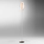 Unique floor lamp Loop 150 cm walnut