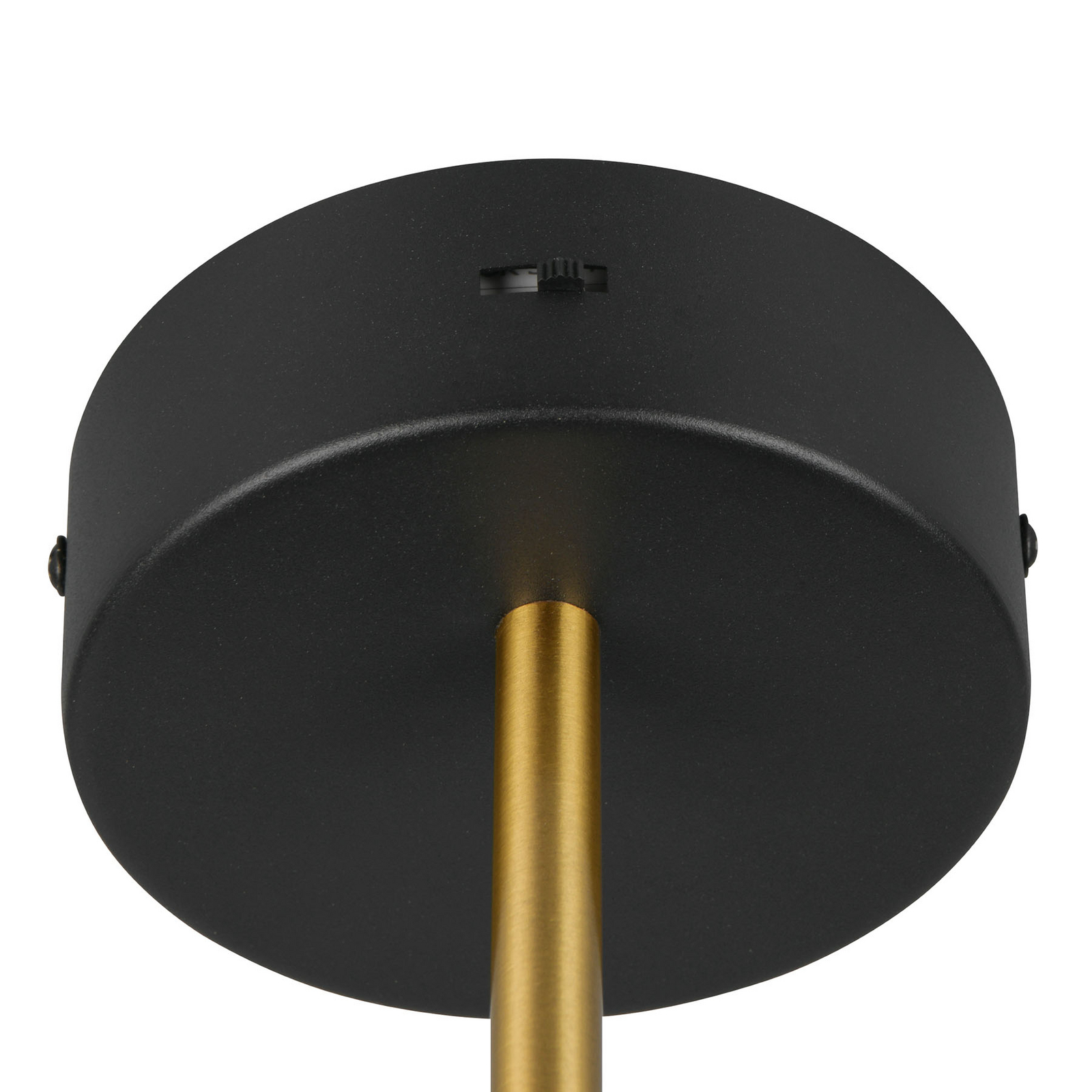 LED stenska svetilka Keaton, črna/zlata barva Ø 20 cm kovina, CCT LED stenska svetilka Keaton, črna/zlata barva Ø 20 cm kovina, CCT