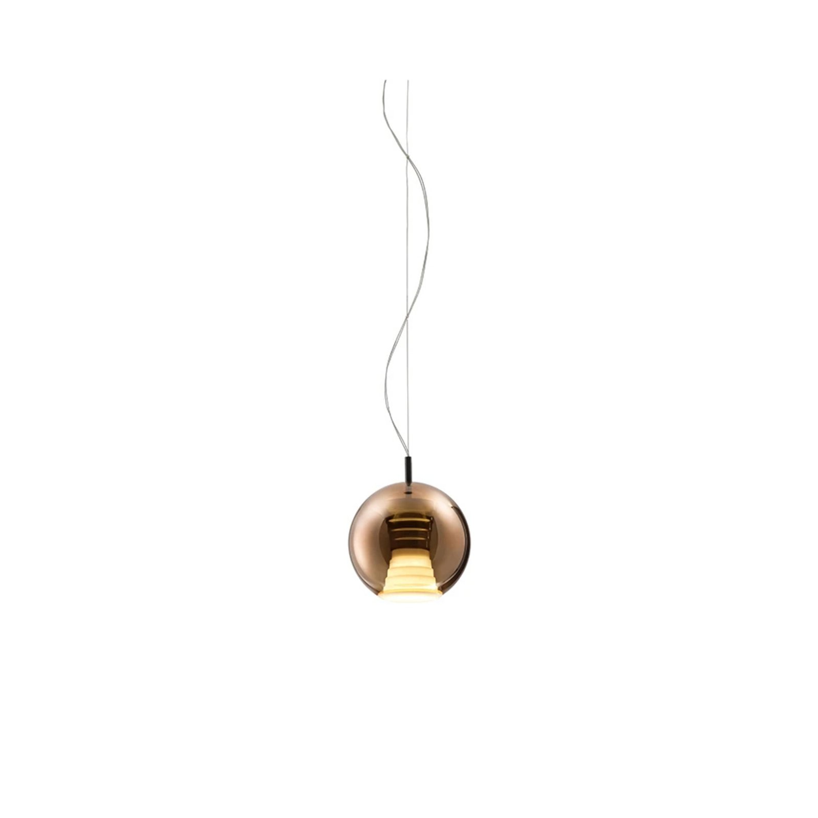 Beluga Royal Candeeiro Suspenso Diameter 20 Bronze - Fabbian