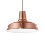 Ideal Lux Moby lámpara colgante, color cobre, metal, Ø 35 cm