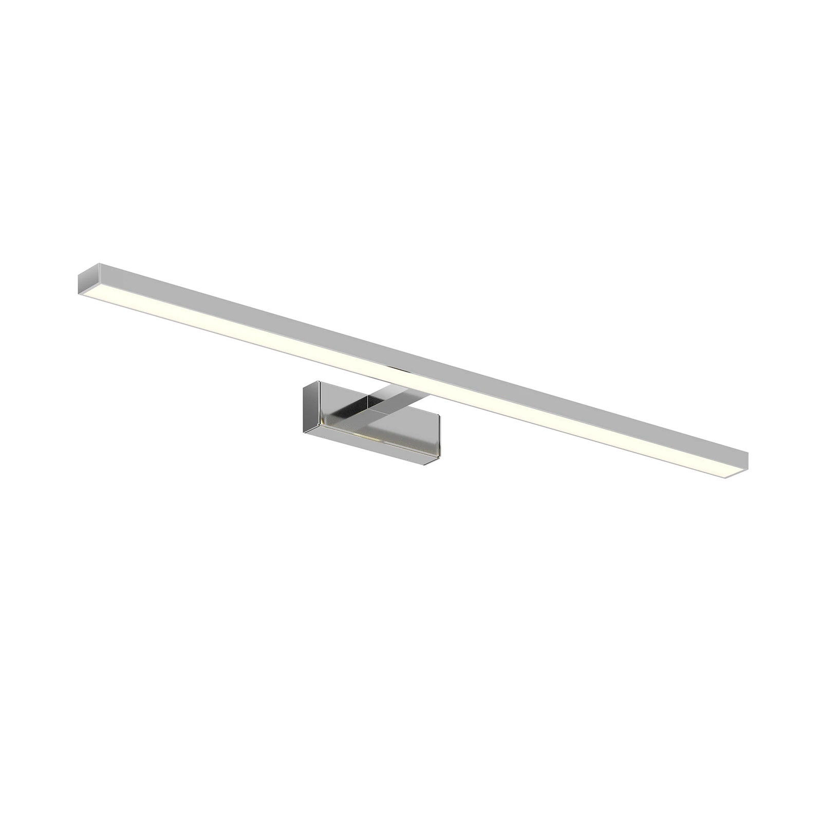 Lámpara de espejo LED Jukka de Lindby, 90 cm, cromo, metal, IP44