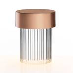 FLOS Last Order LED table lamp fluted IP20 copper