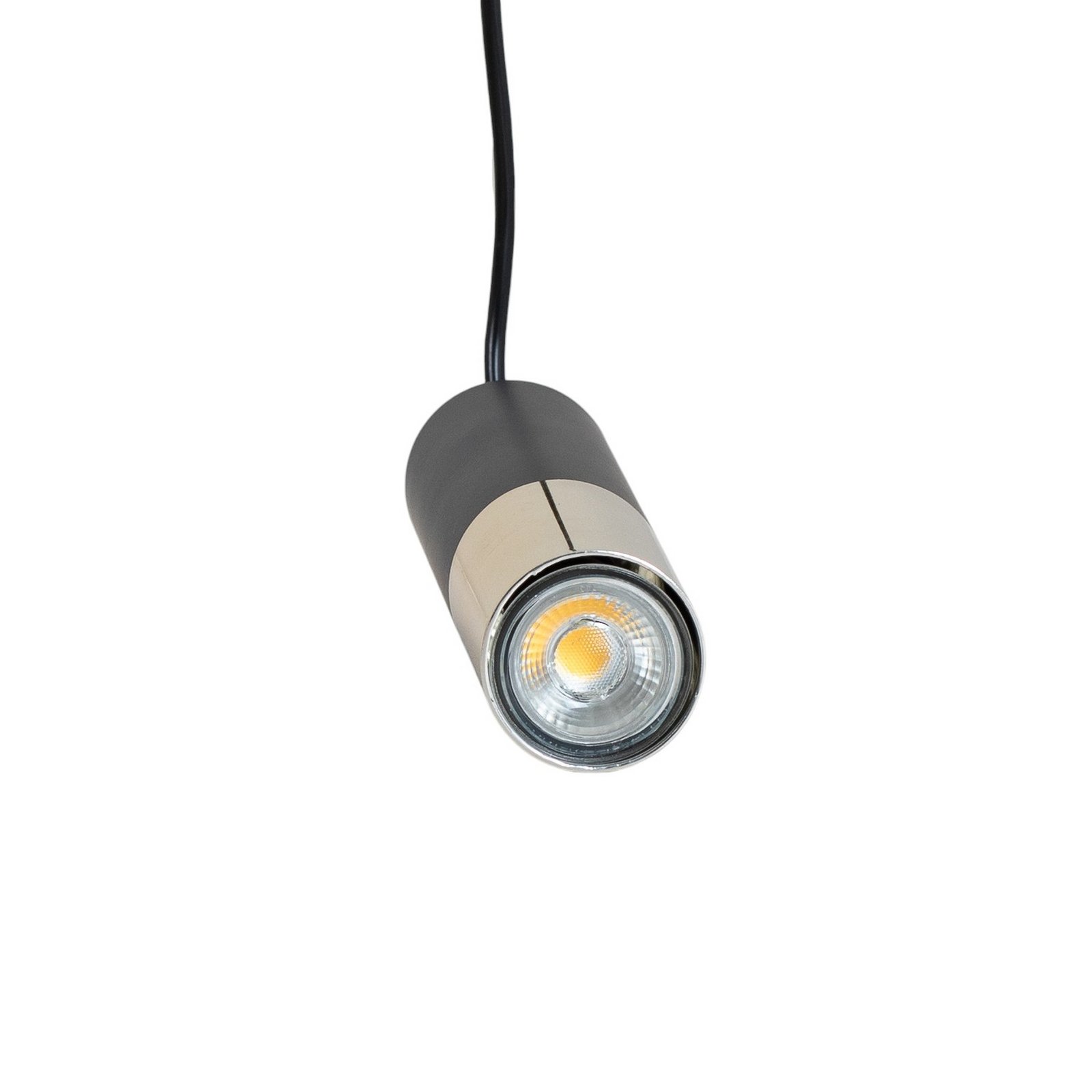 Lampada a sospensione Orino, nero/oro, metallo, GU10