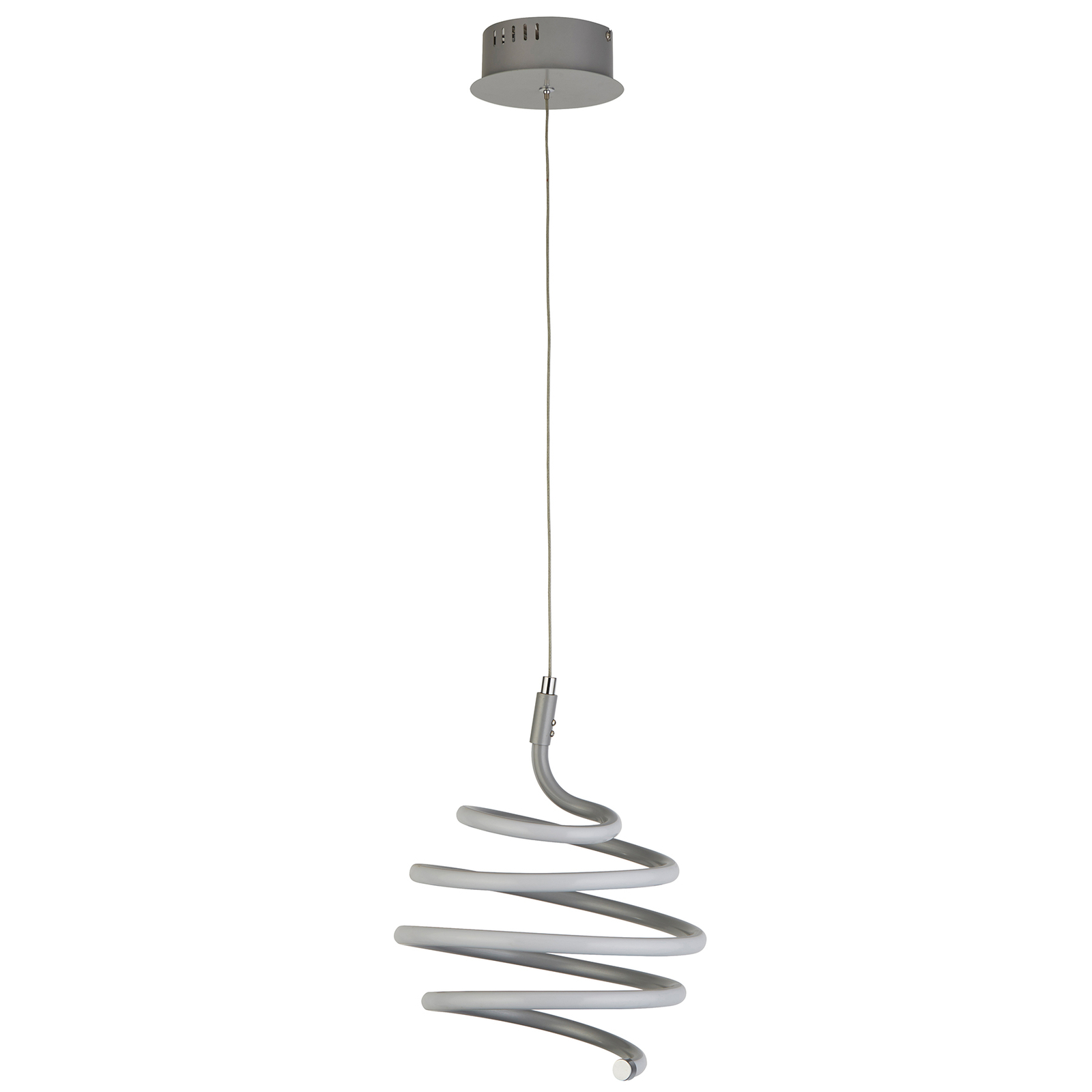 Swirl LED-hængelampe, spiralform
