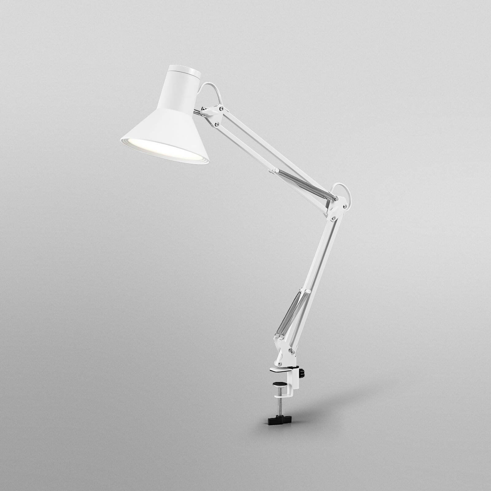 Lampa z klipsem LED OSRAM Office Line Desk Retro, biała, 3000 K