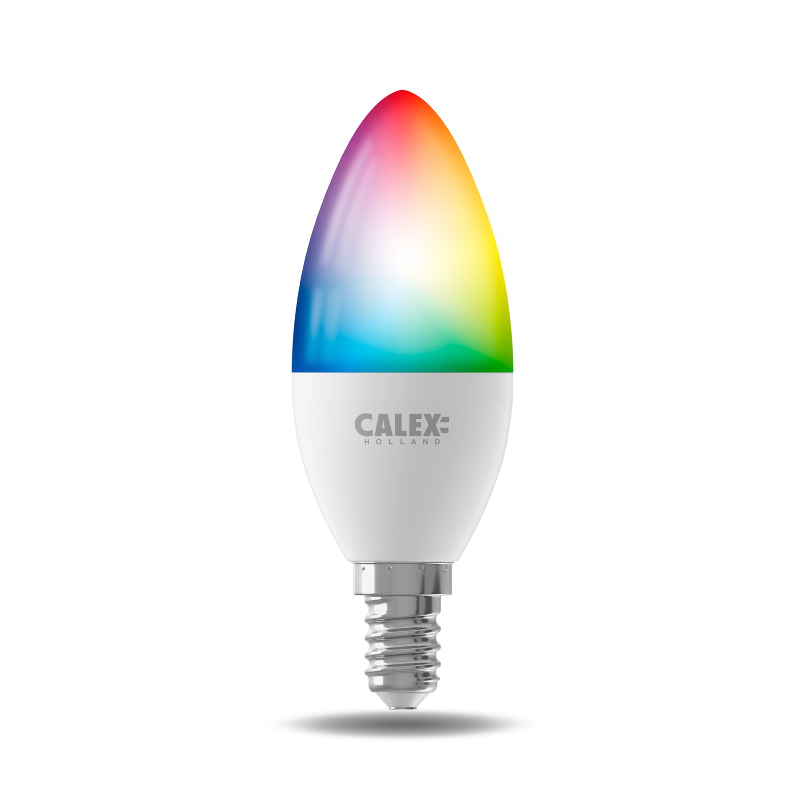 Calex Smart Bougie LED E14 B35 4,9W CCT RVB lot de 2
