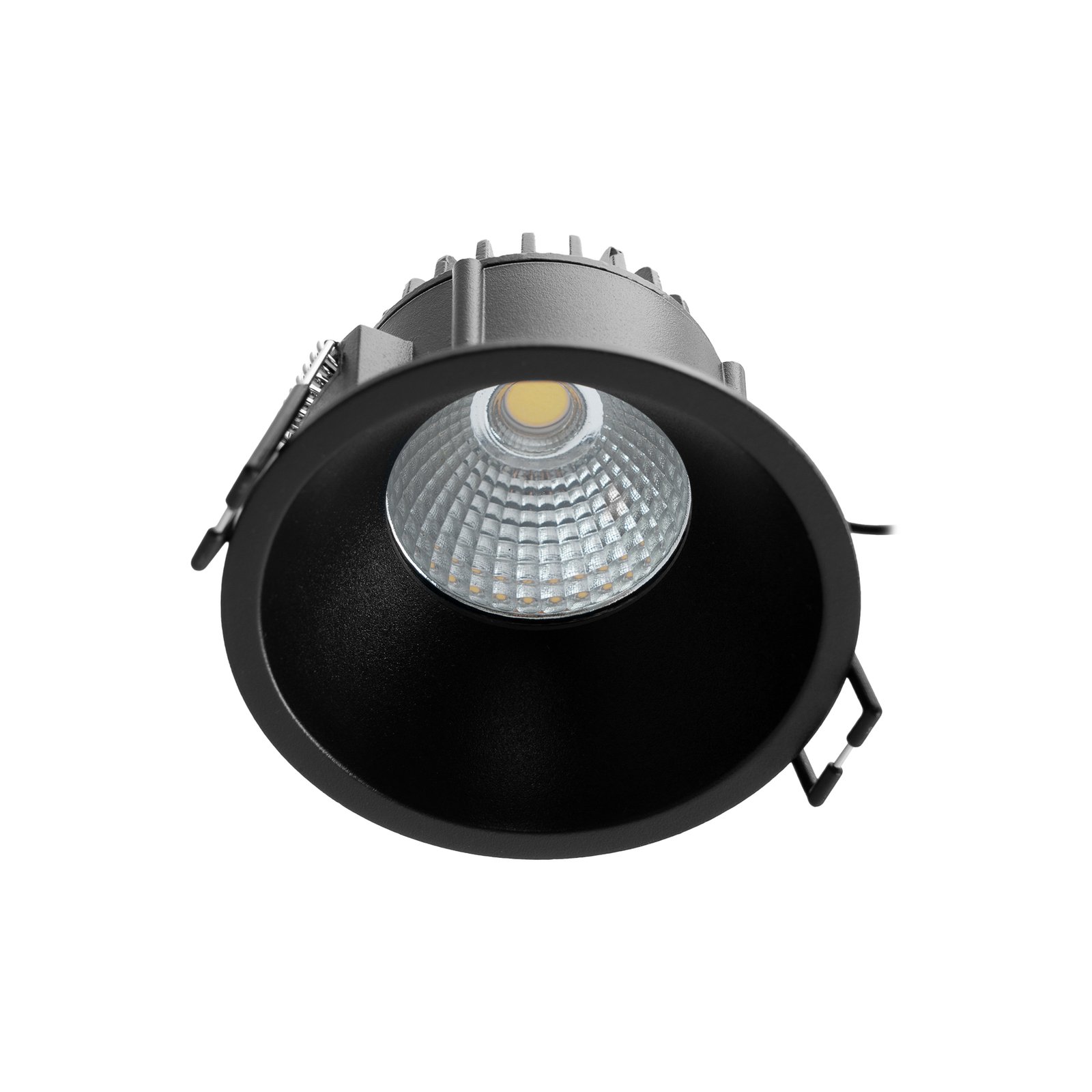 Arcchio LED-downlight Niria, svart, 3 000K