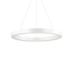 Ideal Lux LED-Hängeleuchte Oracle, Ø 60 cm, weiß, 3.000 K