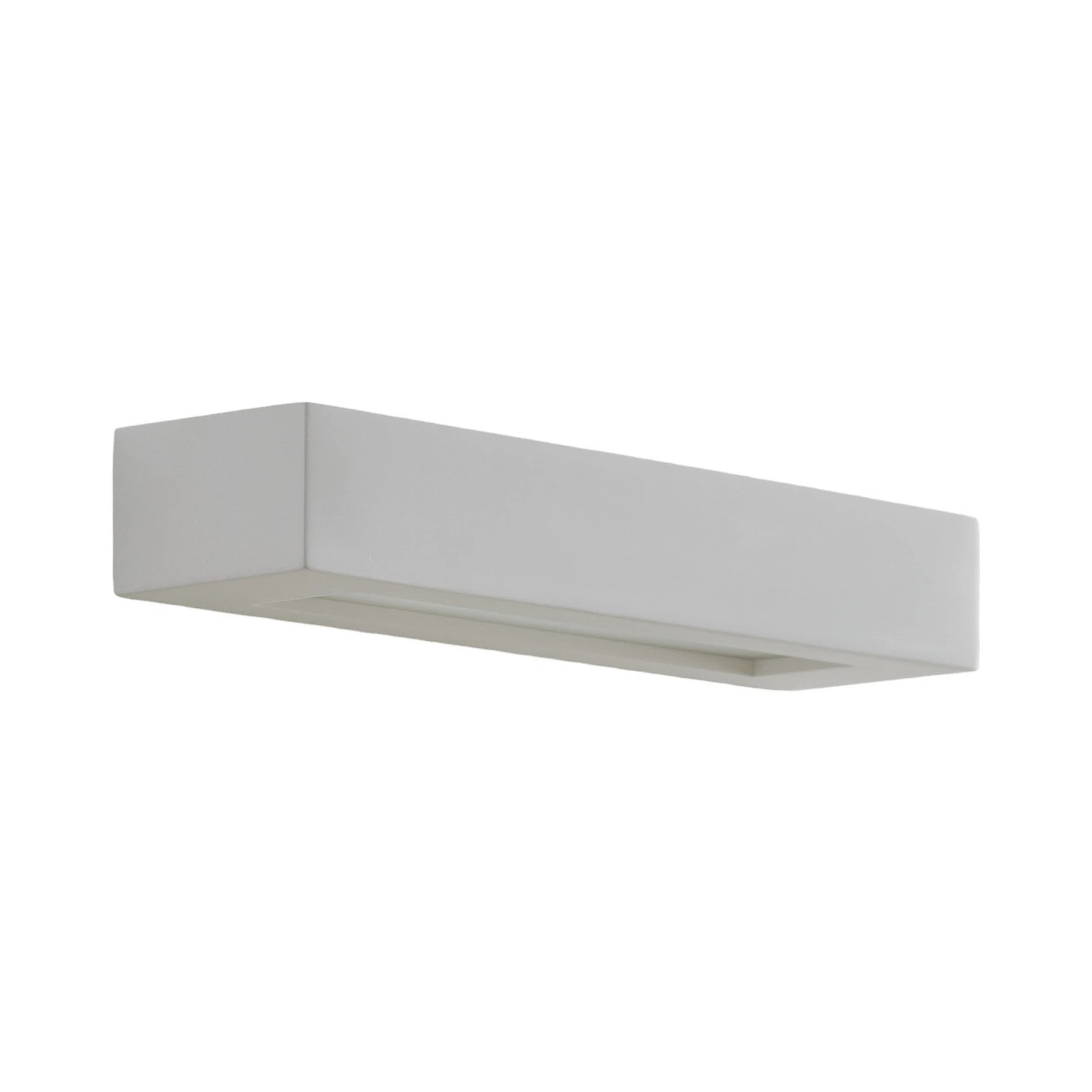Lindby fali lámpa Matteo, fehér, vakolat, 36 cm, E14, festhető