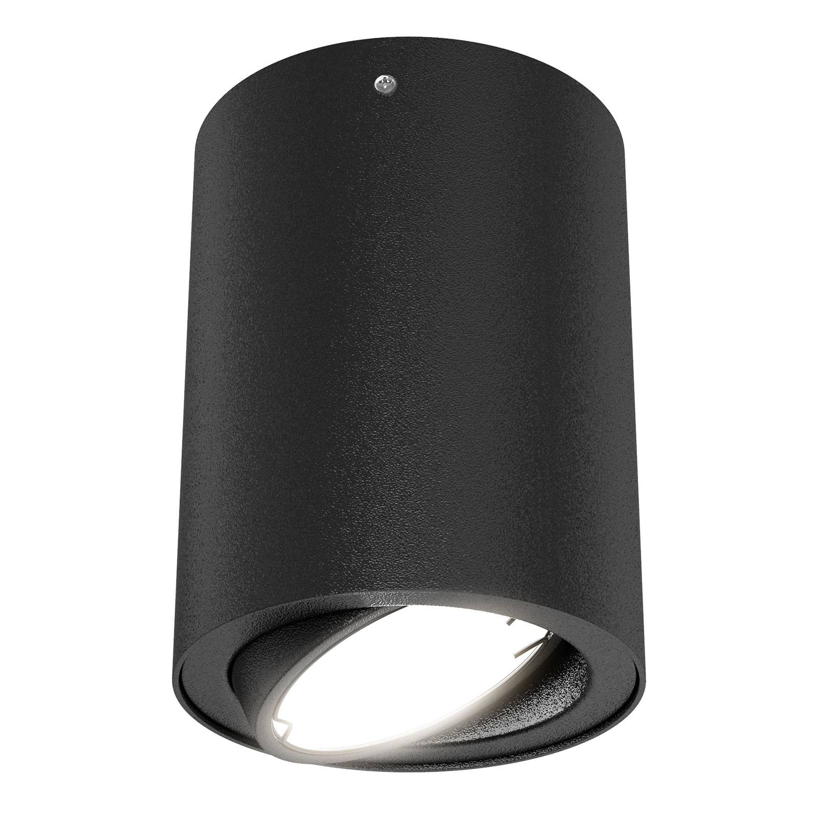 Lampa sufitowa LED 7119 z GU10 LED, czarna