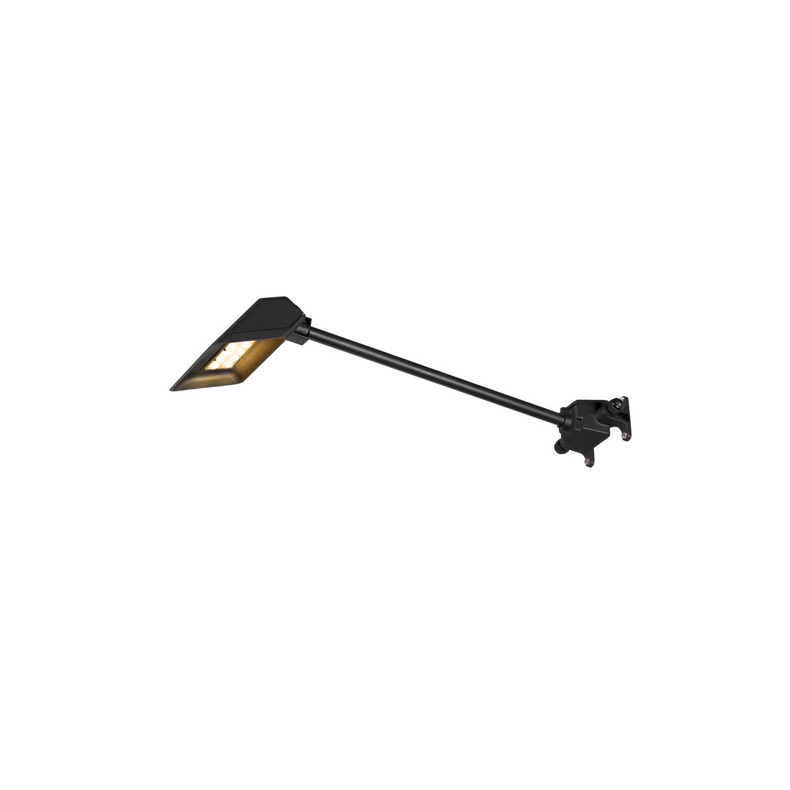 SLV LED-Wandlampe Today Pro, schwarz, Alu, Ausladung 66,6 cm