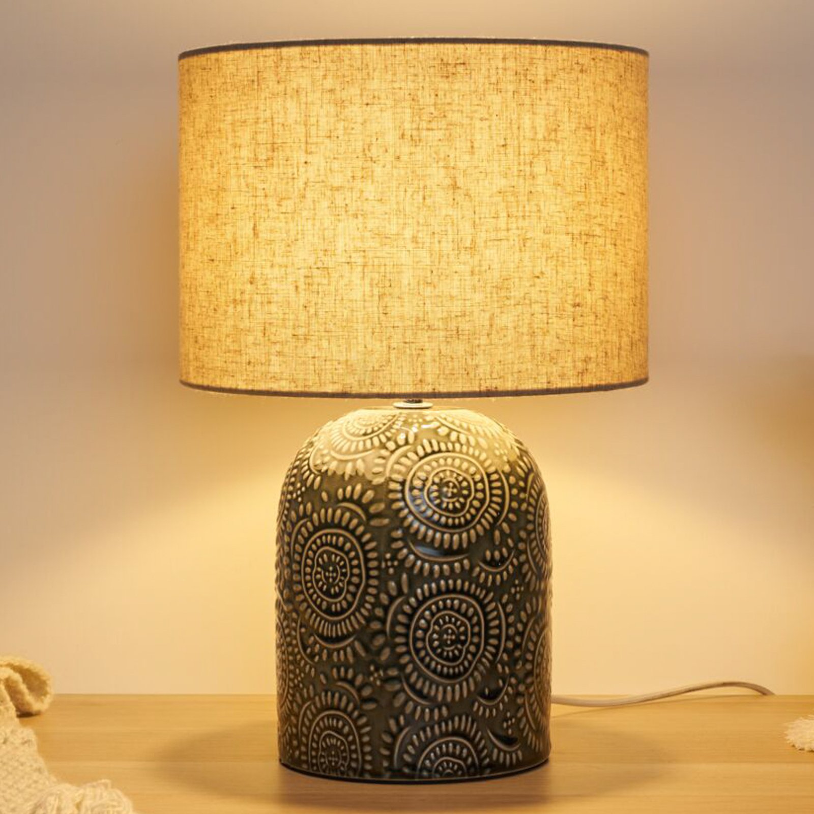 Pauleen Shiny Dreamer lámpara de mesa pie cerámica