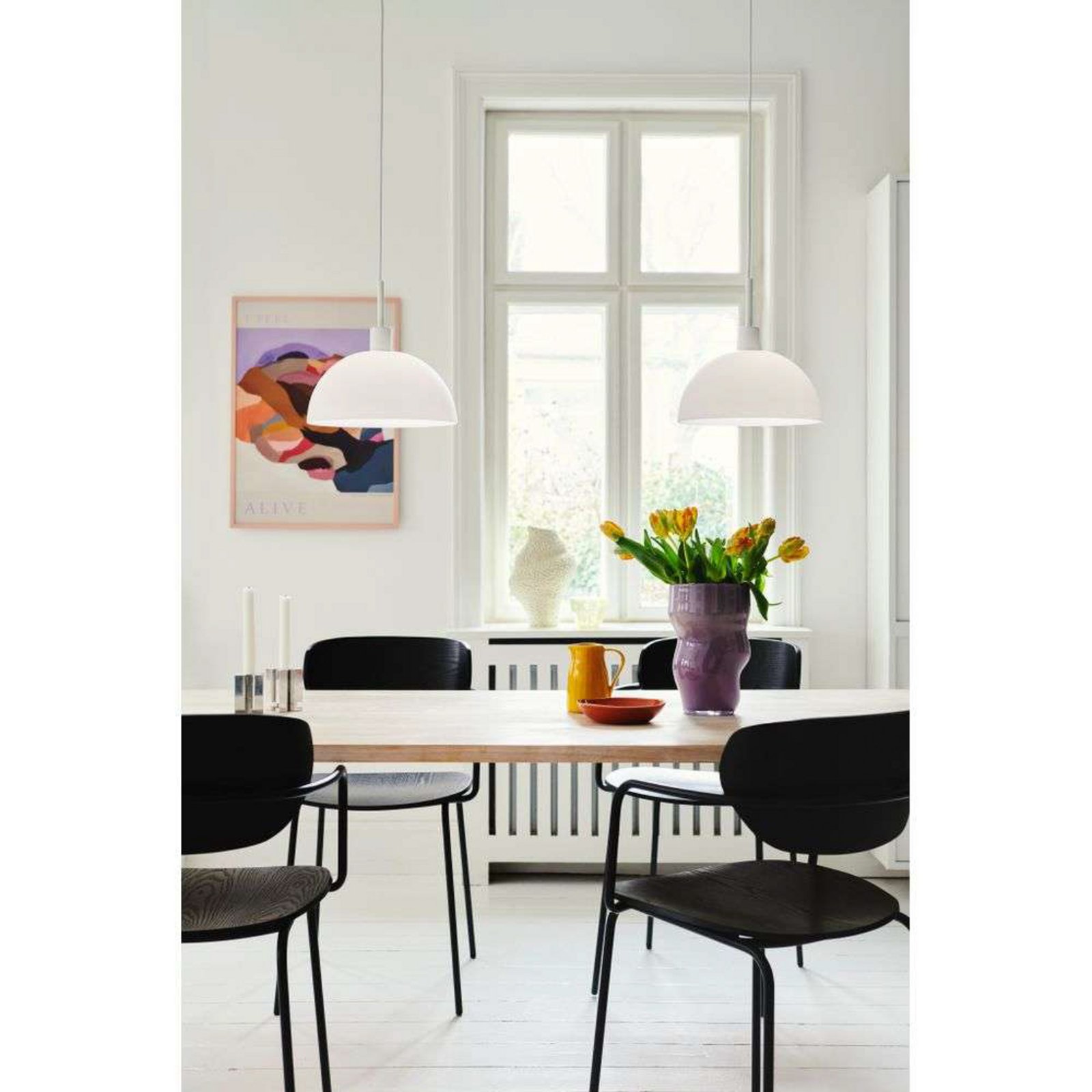 Ellen 30 Lustră Pendul Opal White - Nordlux