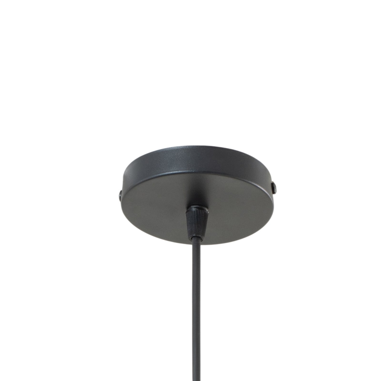 Lipeo pendant light, black/gold, Ø 50 cm, metal, E27