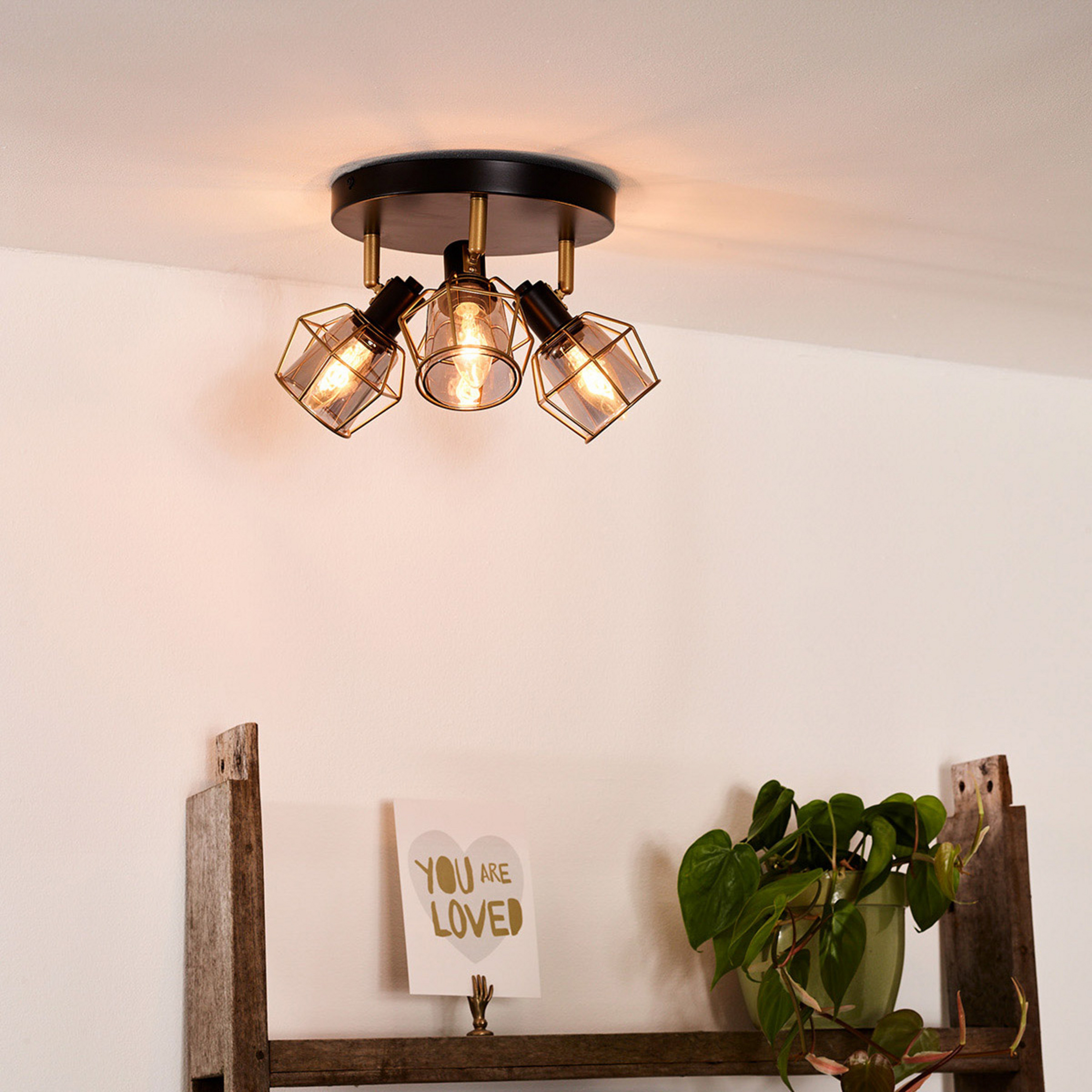 Nila downlight de techo, 3 luces