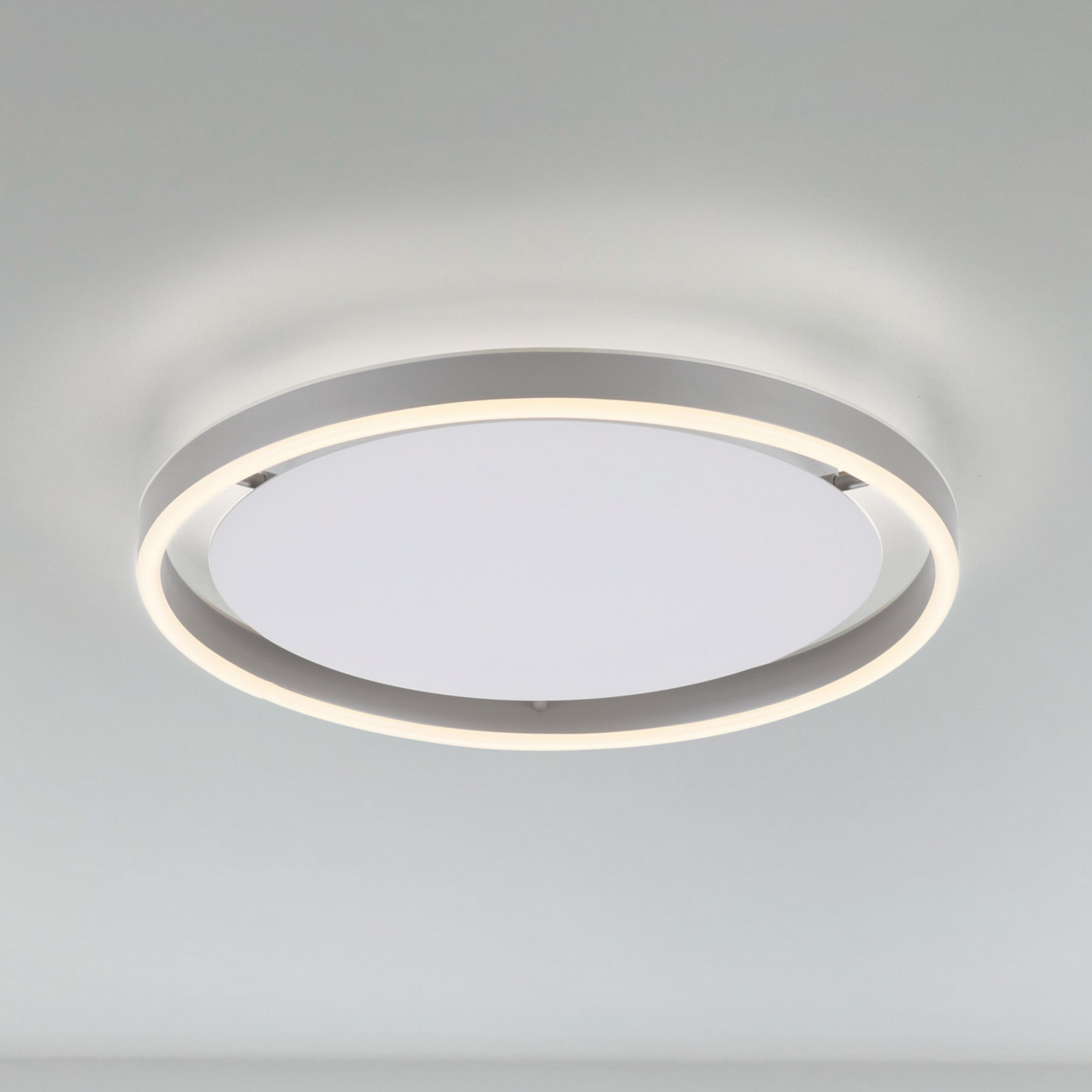 LED-Deckenleuchte Ritus, Ø 39,3cm, aluminium