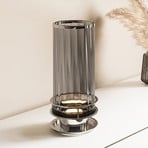 Arno table lamp smoked glass polished nickel