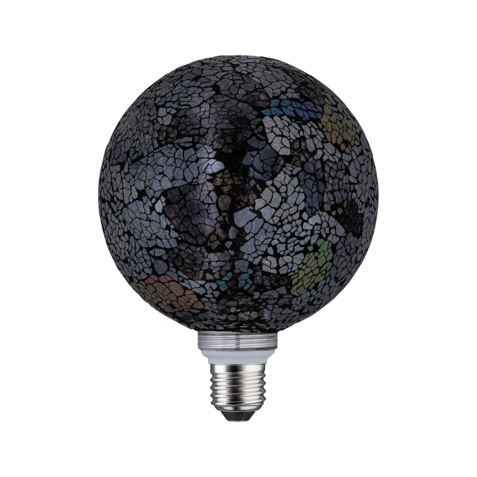 Paulmann E27 globe LED 5 W Miracle Mosaic noir