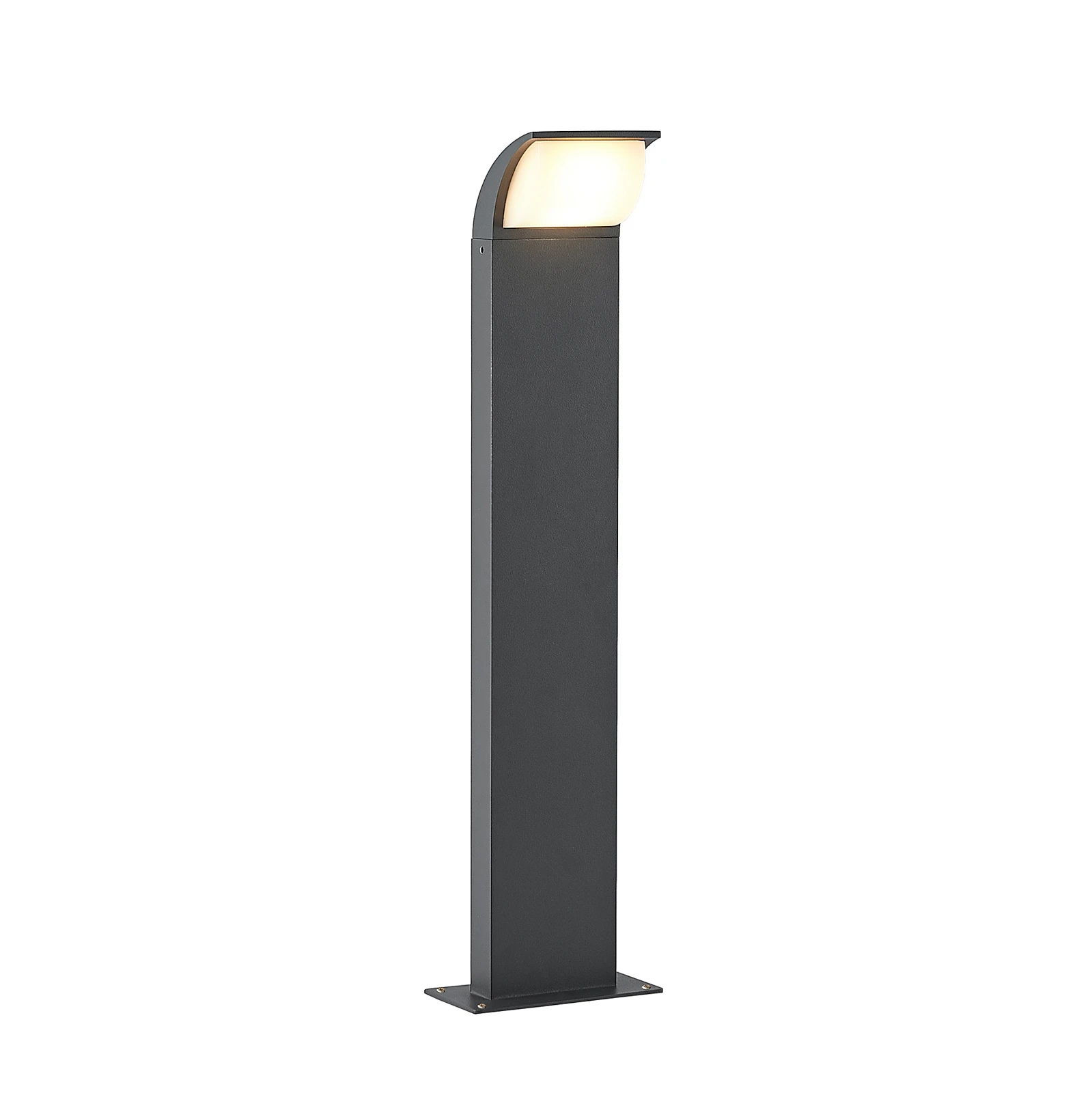 Lucande LED pjedestaalvalgusti Tinna, 60 cm, antratsiit, IP65