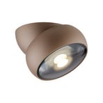 Move LED-Deckenspot, Ø12cm, bronzefarben, Metall/Glas - PURE