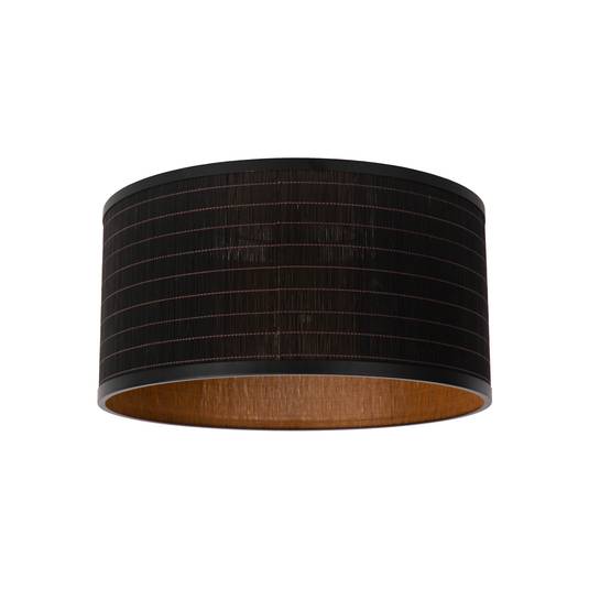 Tagalog ceiling light made of rattan black/natural Lights.ie