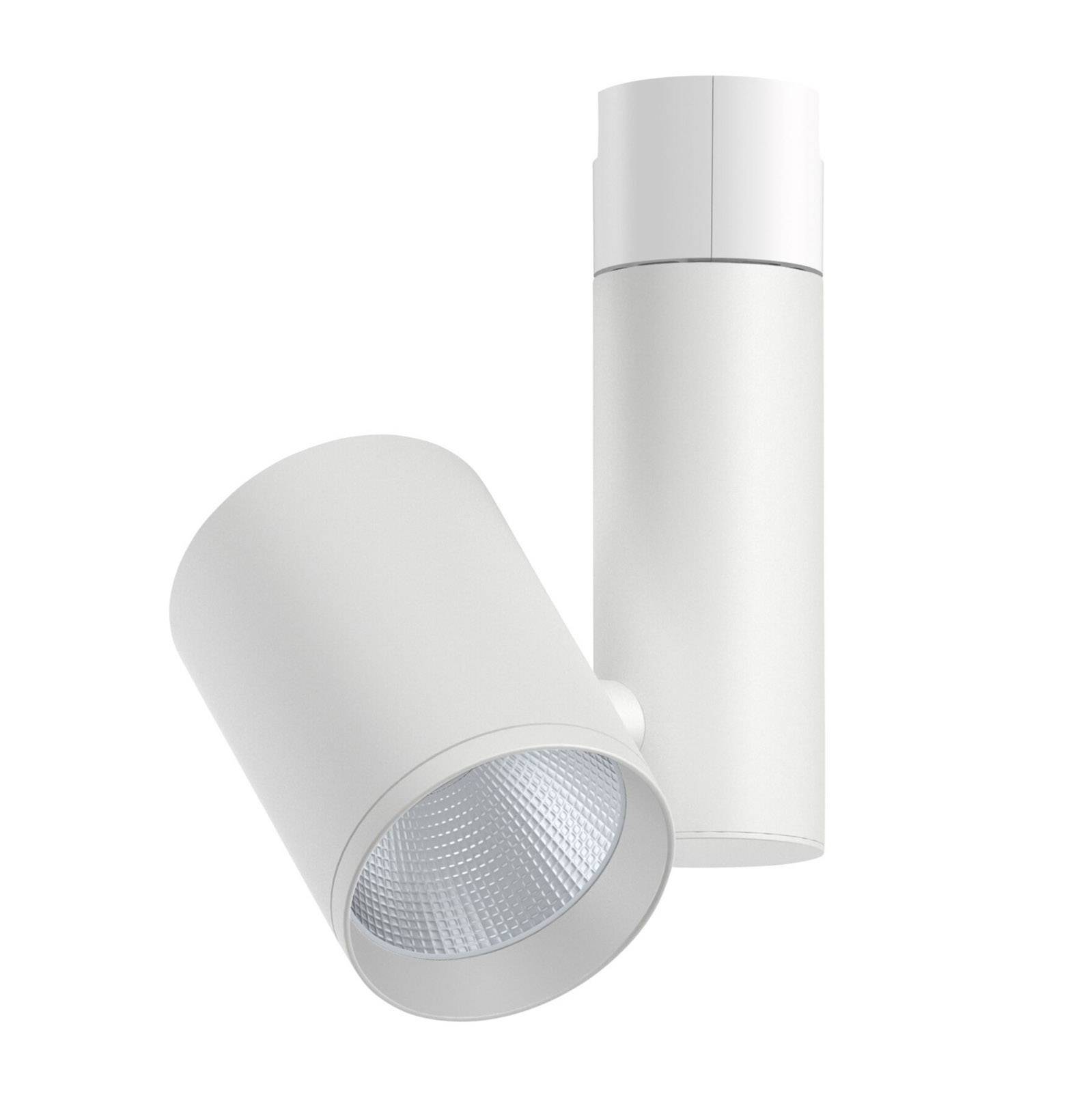 Paulmann Zeuz URail spot 3,000 K 15° matt white - Hallway - Tracking Light - dimmable - Modern