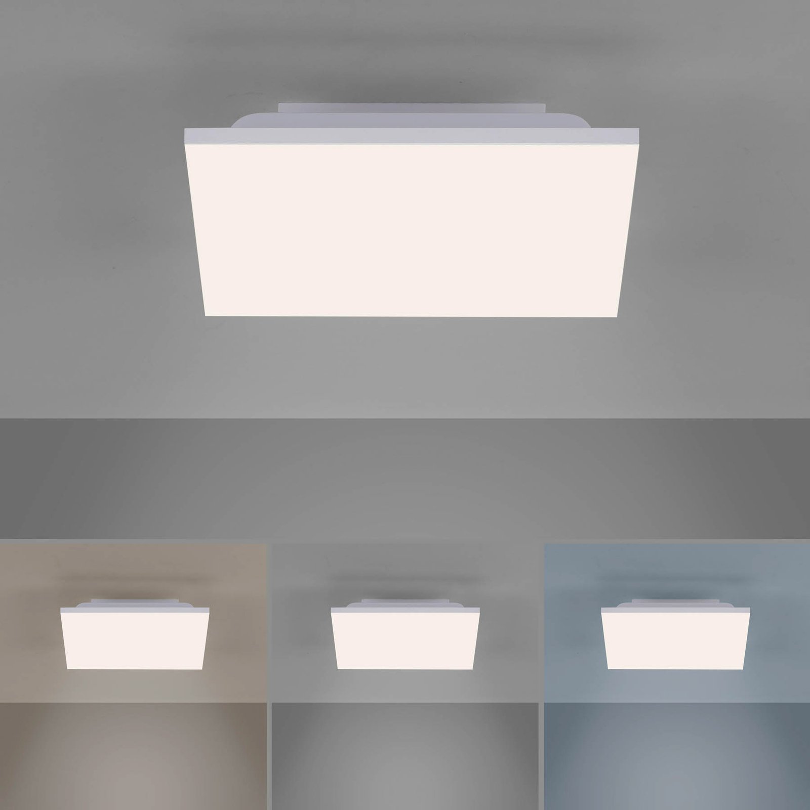 LED-taklampa Canvas justerbar vitfärg, 30 cm