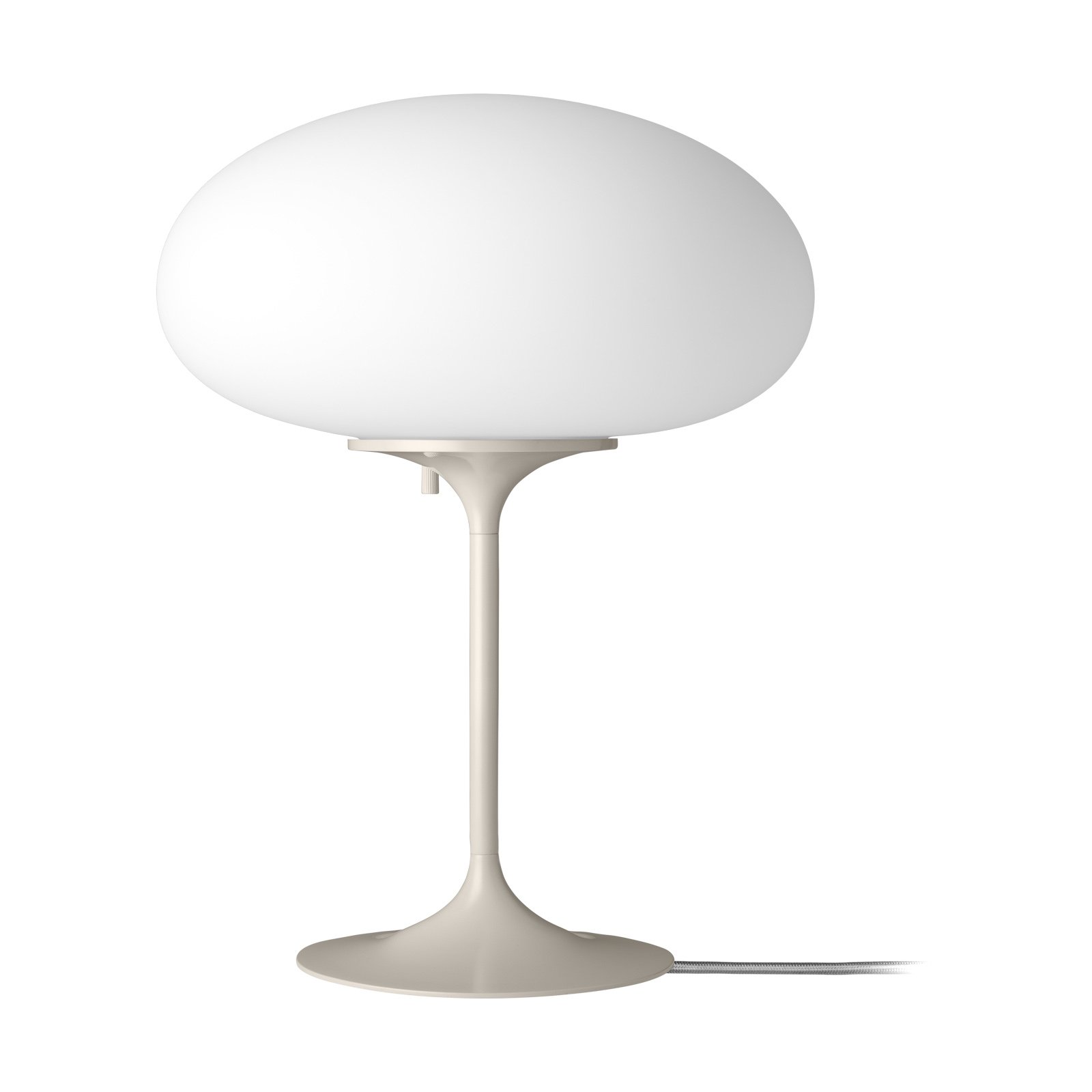 GUBI Stemlite stolná lampa, sivá, 42 cm