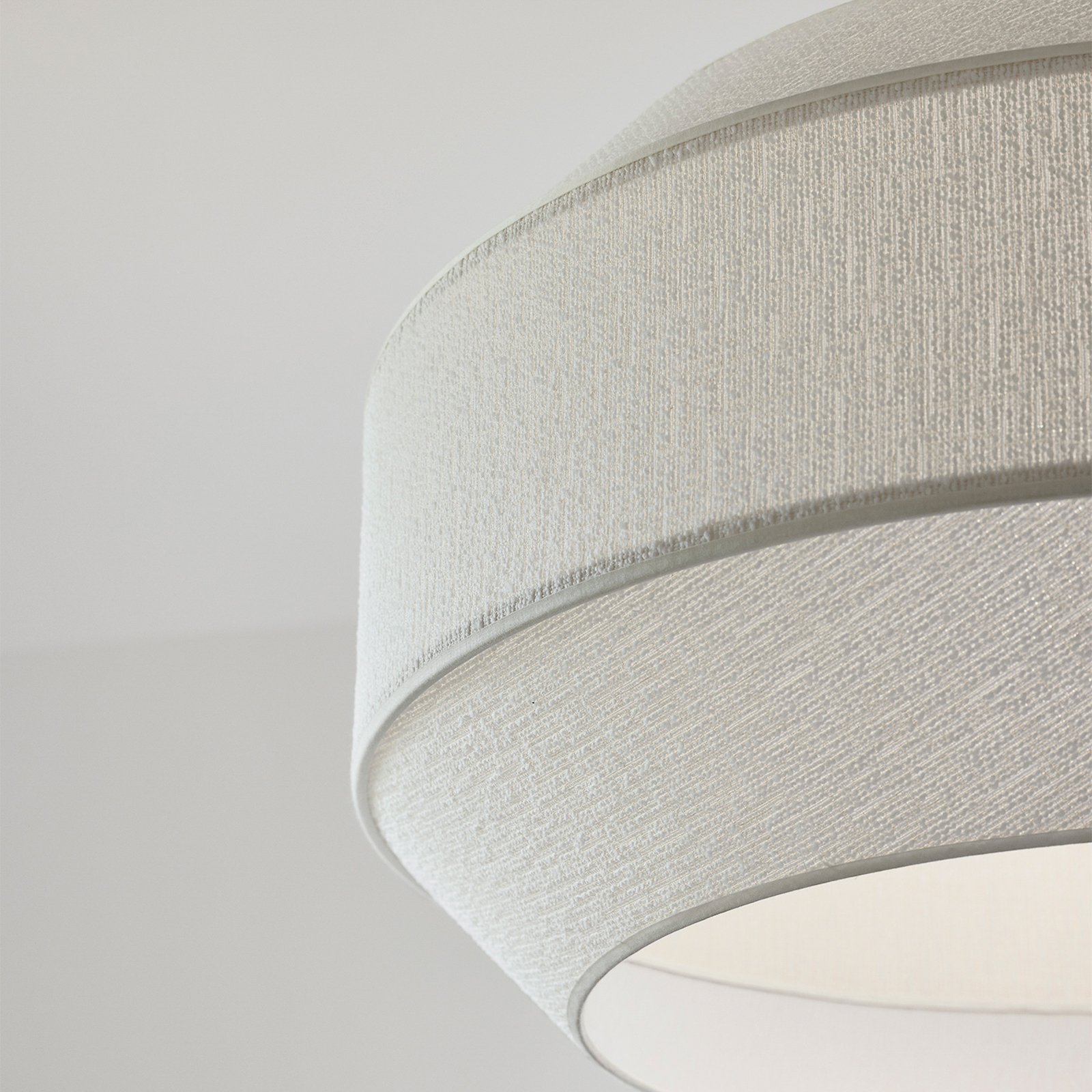 Cosiness Pendellampe, Ø 68 cm, weiß, Stoff - MARKET SET