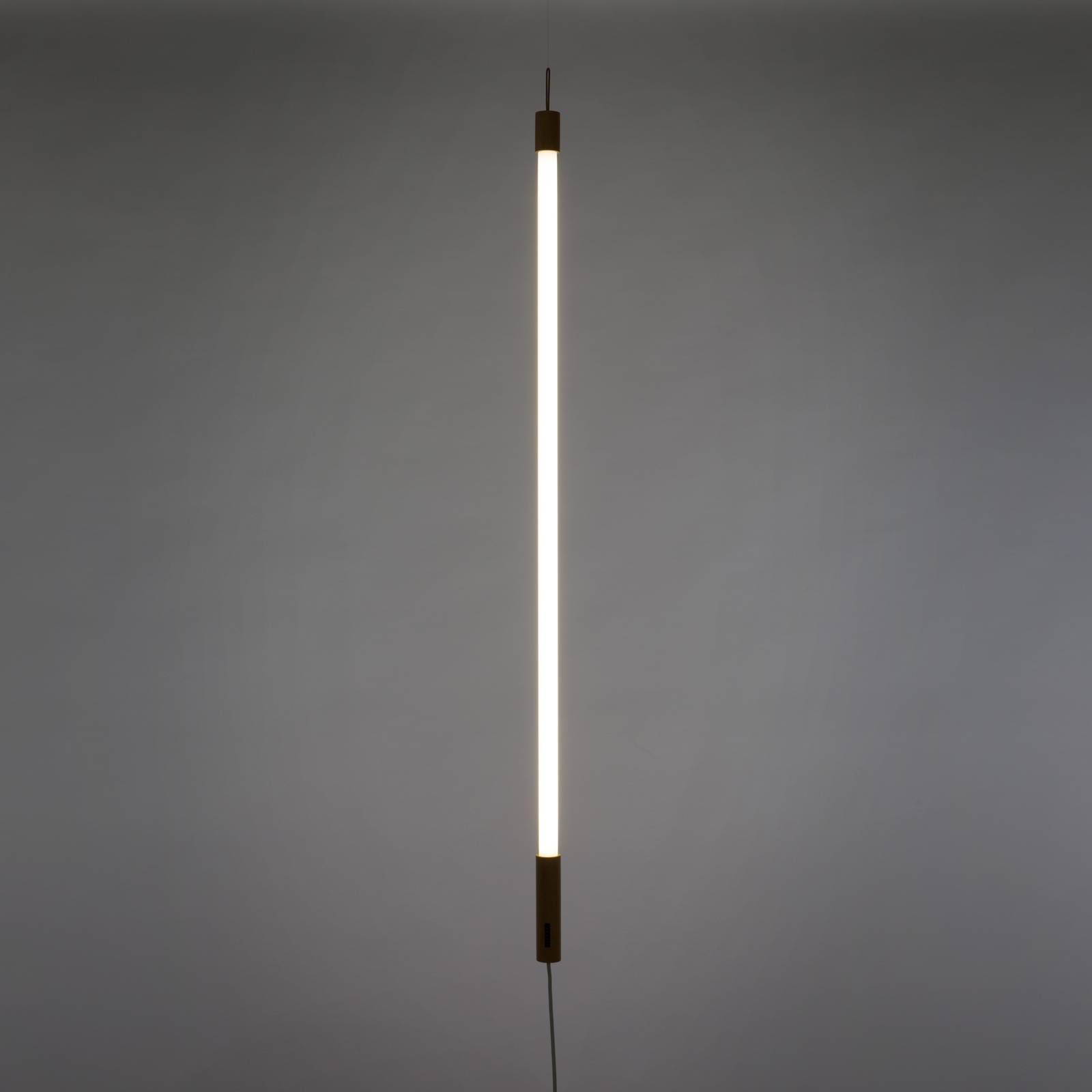 Seletti led-es lámpatest linea, fehér, fa részletek, univerzális