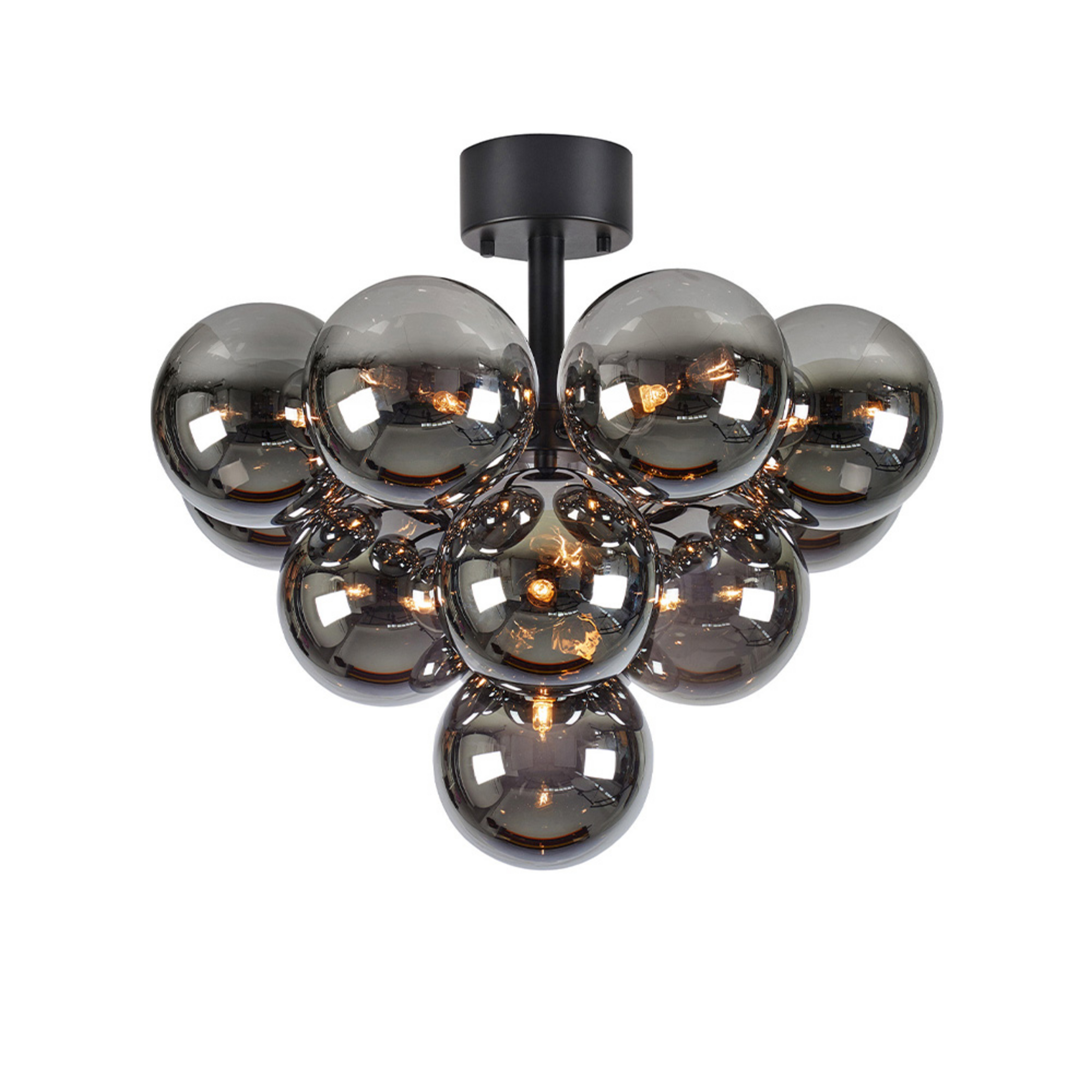 Merlot 13 Ceiling Lamp Matte Black/Smoke - Markslöjd
