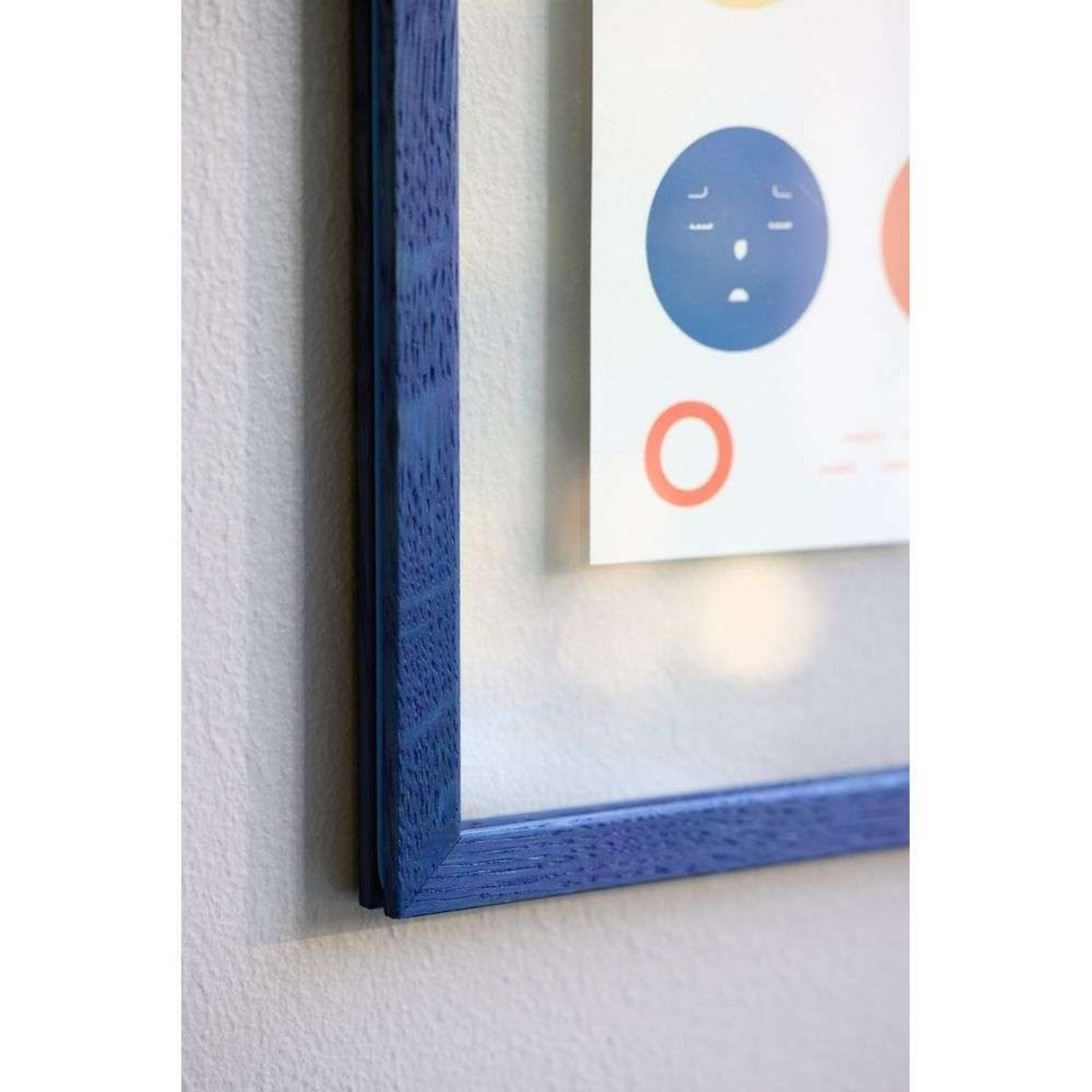 Frame Ramme A4 Blau Stained - Moebe