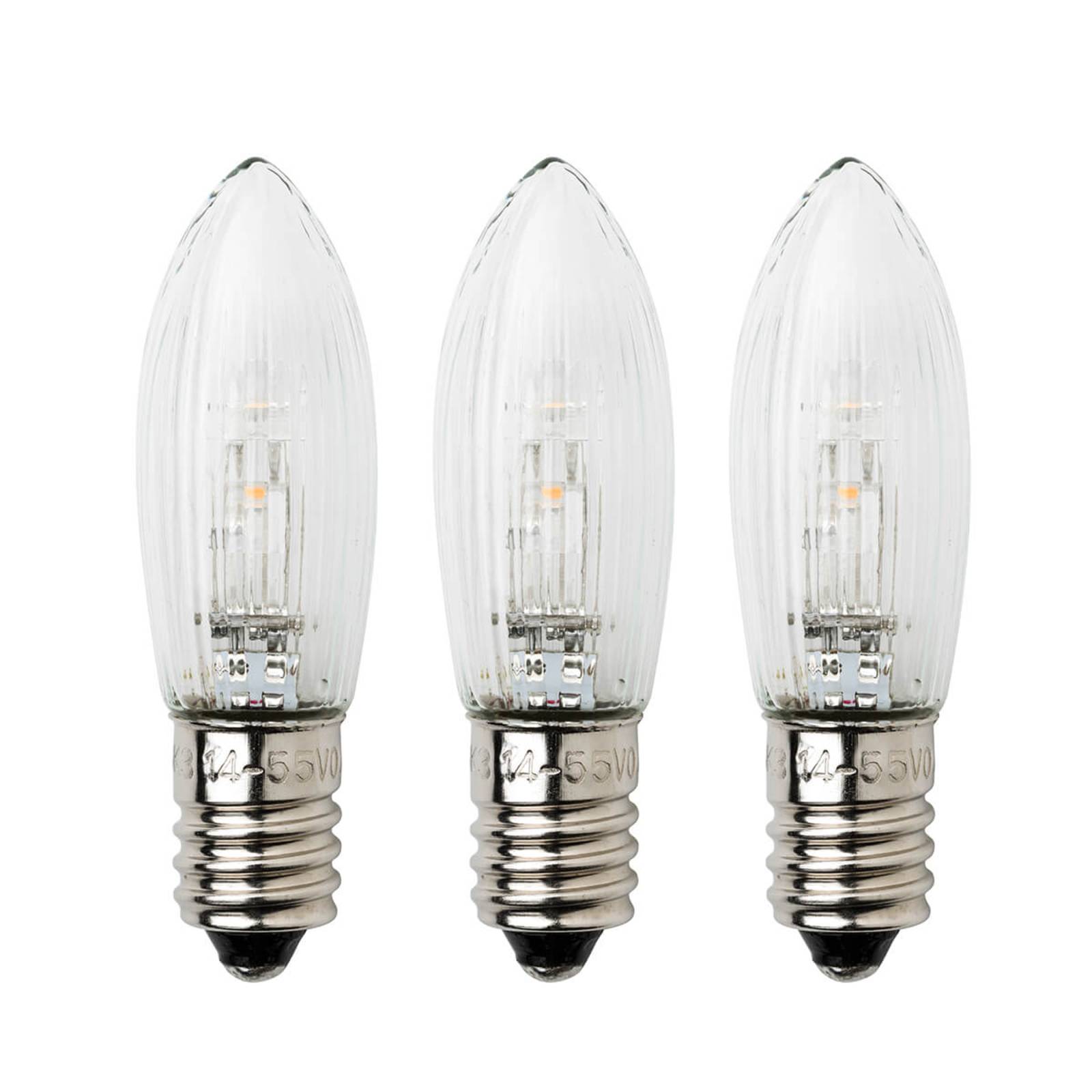 Ampoules de rechange 14V 3W pour chandelier électrique