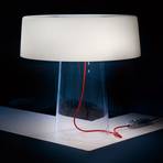 Prandina Glam lámpa 36cm átlátszó/búra fehér