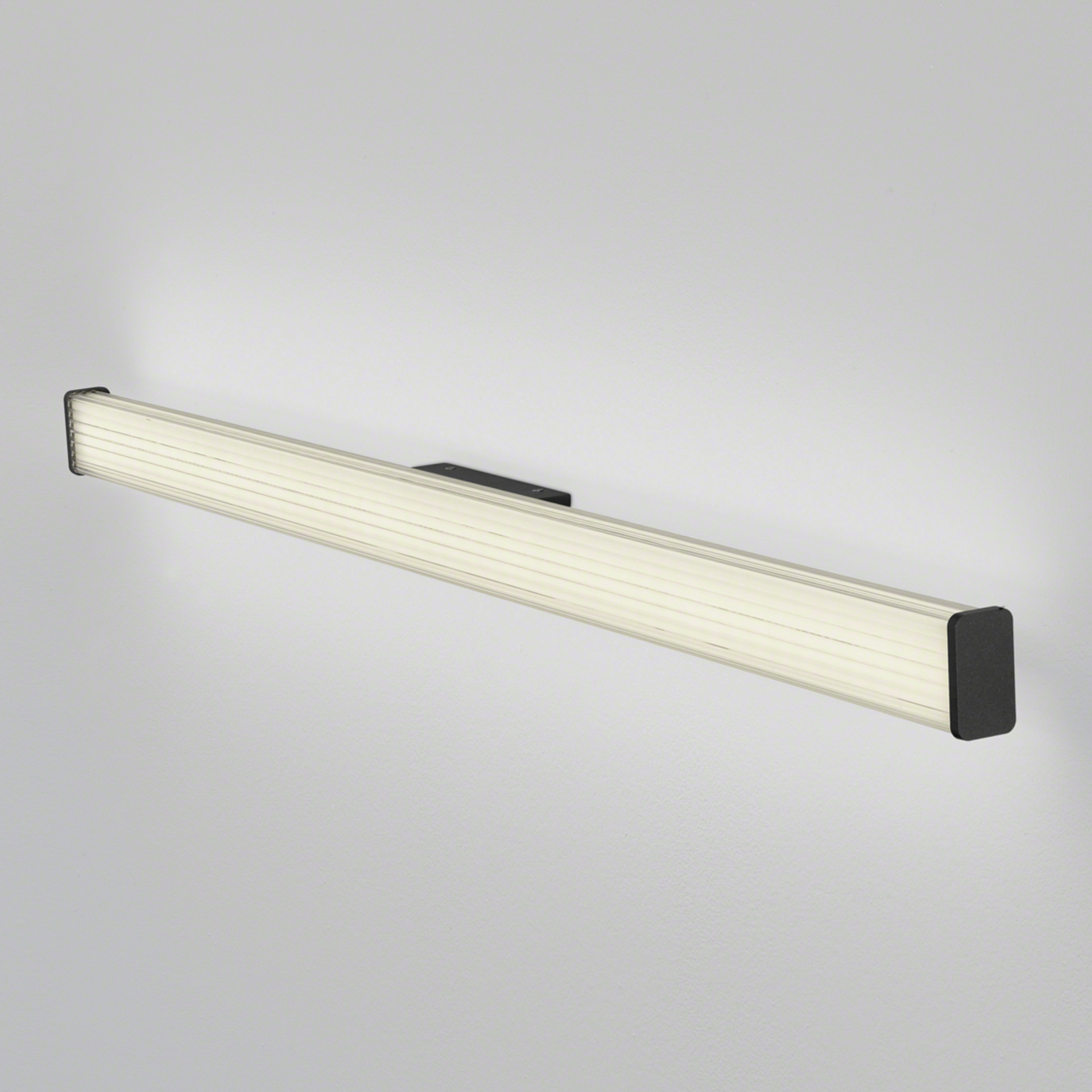 LED bathroom wall light Alla IP44 120cm black