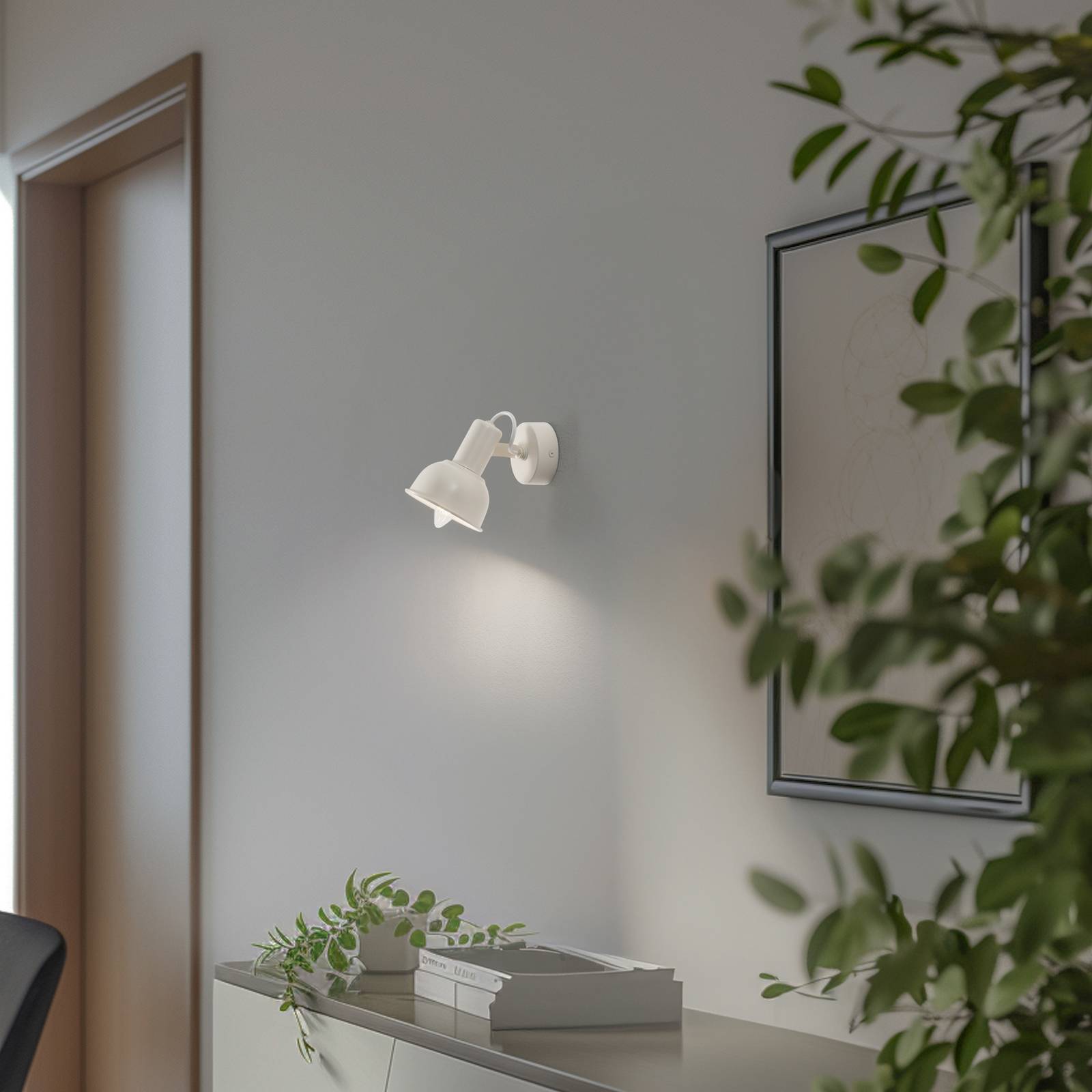 Wandleuchte Trogir, beige, Ø 11,5 cm, Metall günstig online kaufen