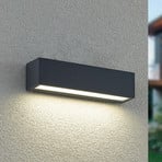 Arcchio LED stenska svetilka Lengo, 25 cm, antracit, 1-svetlobna, CCT