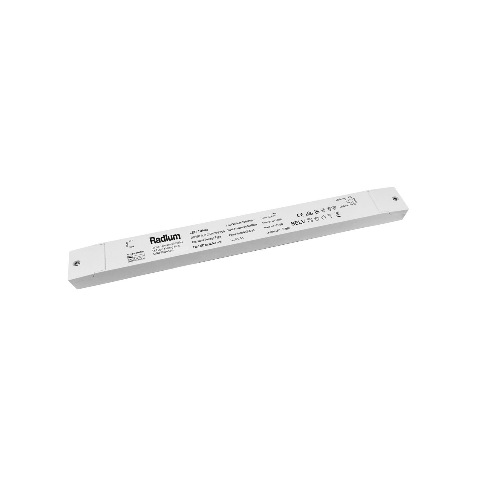 Radium Flat LED-Treiber für Strips