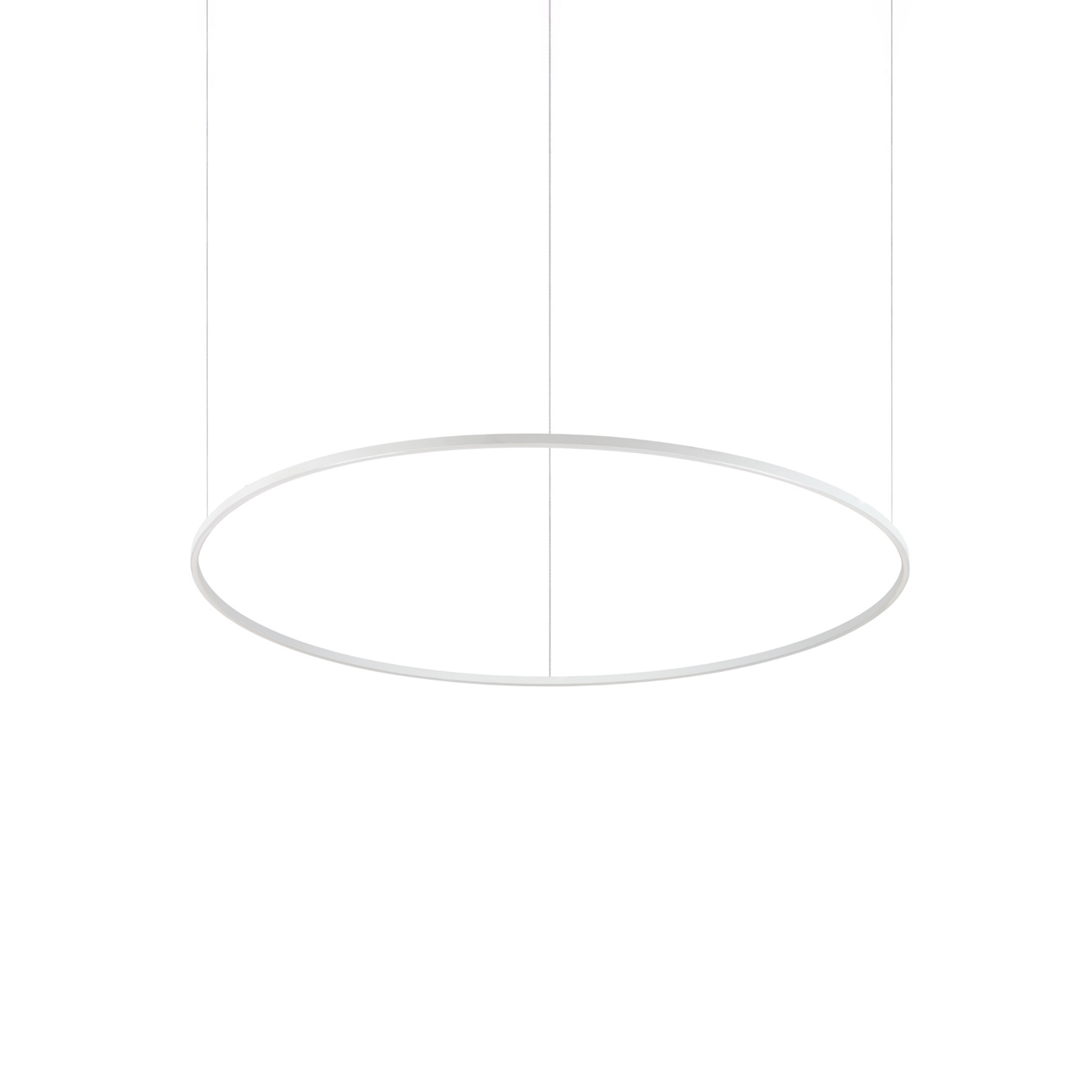 Ideal Lux Suspension LED Oracle Slim blanc 3.000 K Ø 150 cm