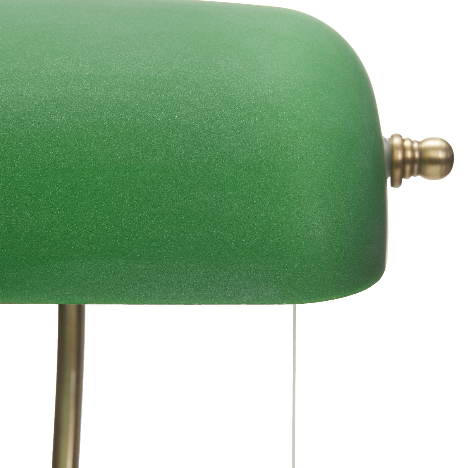 Milenka - íróasztal lámpa zöld búrával