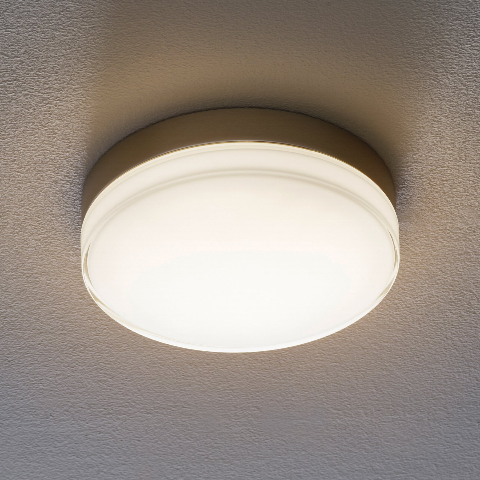 BEGA 12128 LED ceiling light DALI 930 steel 26 cm