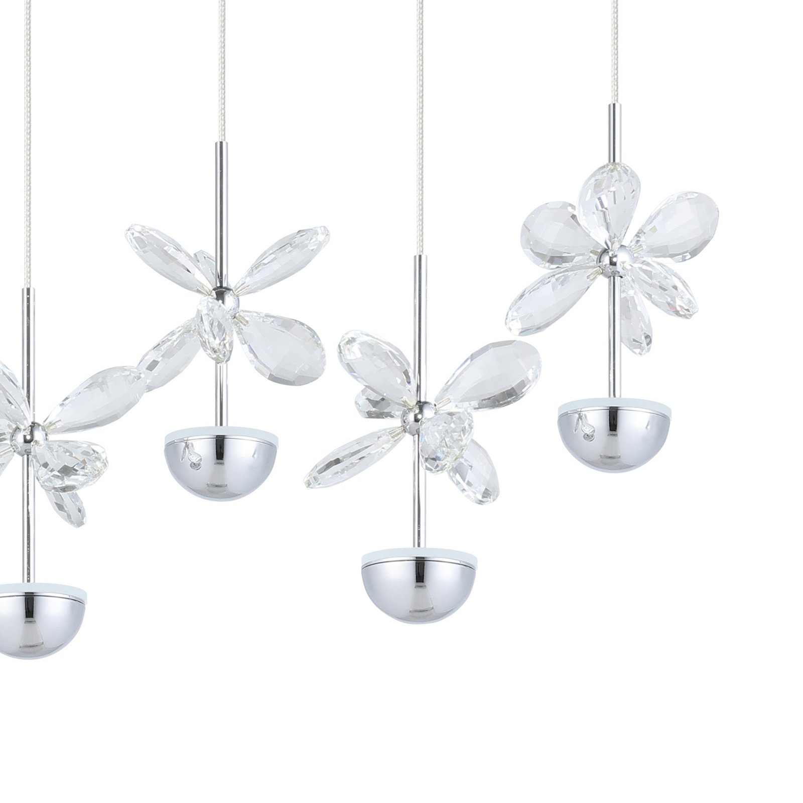 EGLO Stars Of Light LED-Pendel Pianopoli, chrom, długość 87 cm