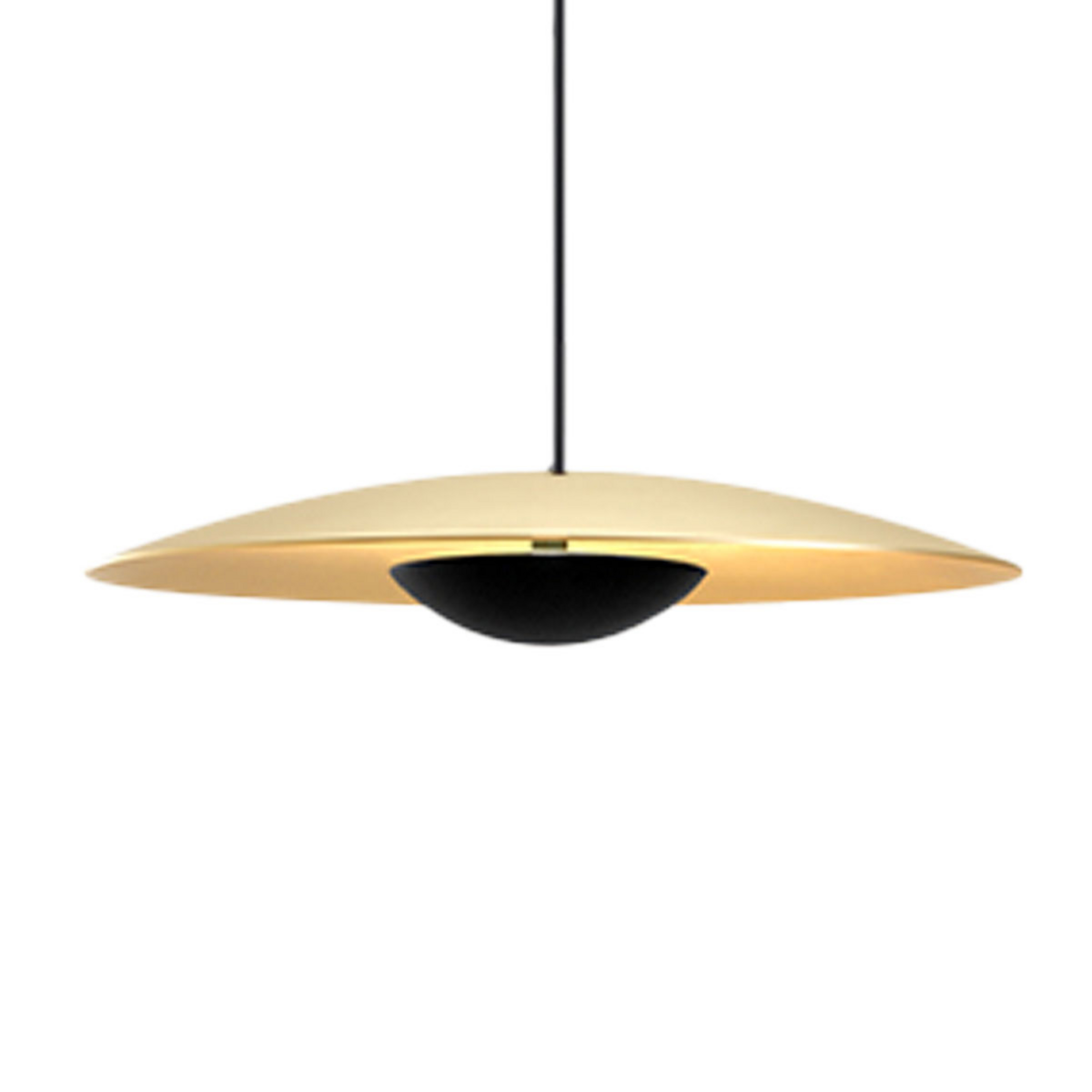 MARSET Ginger LED-Pendel, Triac Ø20cm messing