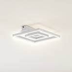 Lindby LED ceiling light Madamo, white, 30 cm, 3000K