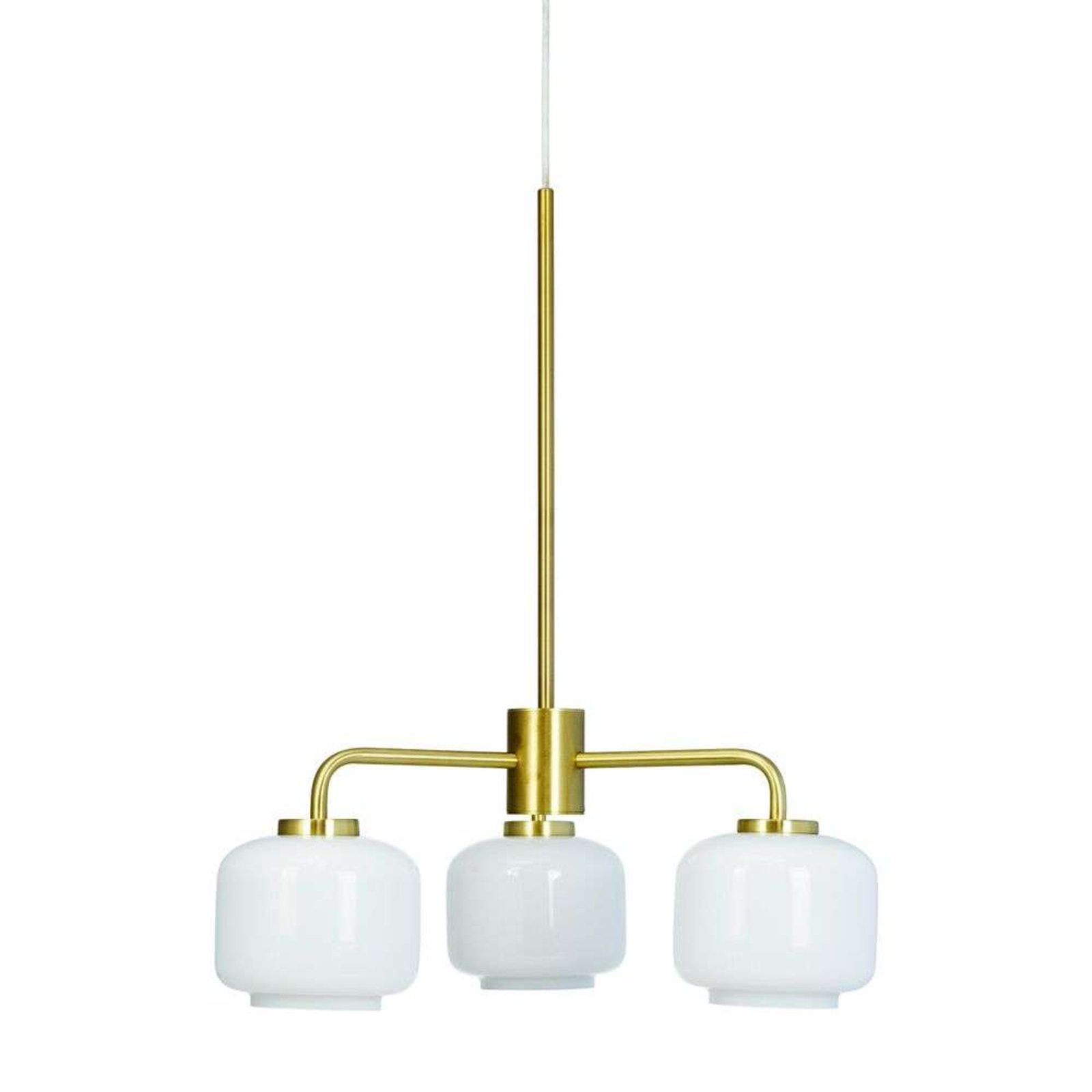 Arp 3 Chandelier Opal/Brass - DybergLarsen