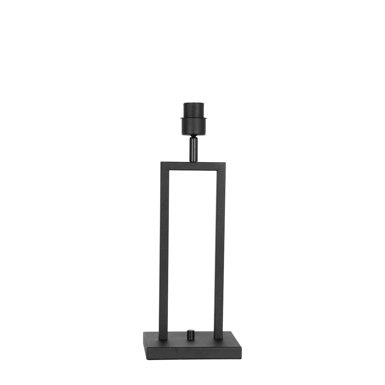 Stang 3703ZW asztali lámpa, fekete/természetes fonott anyagból készült