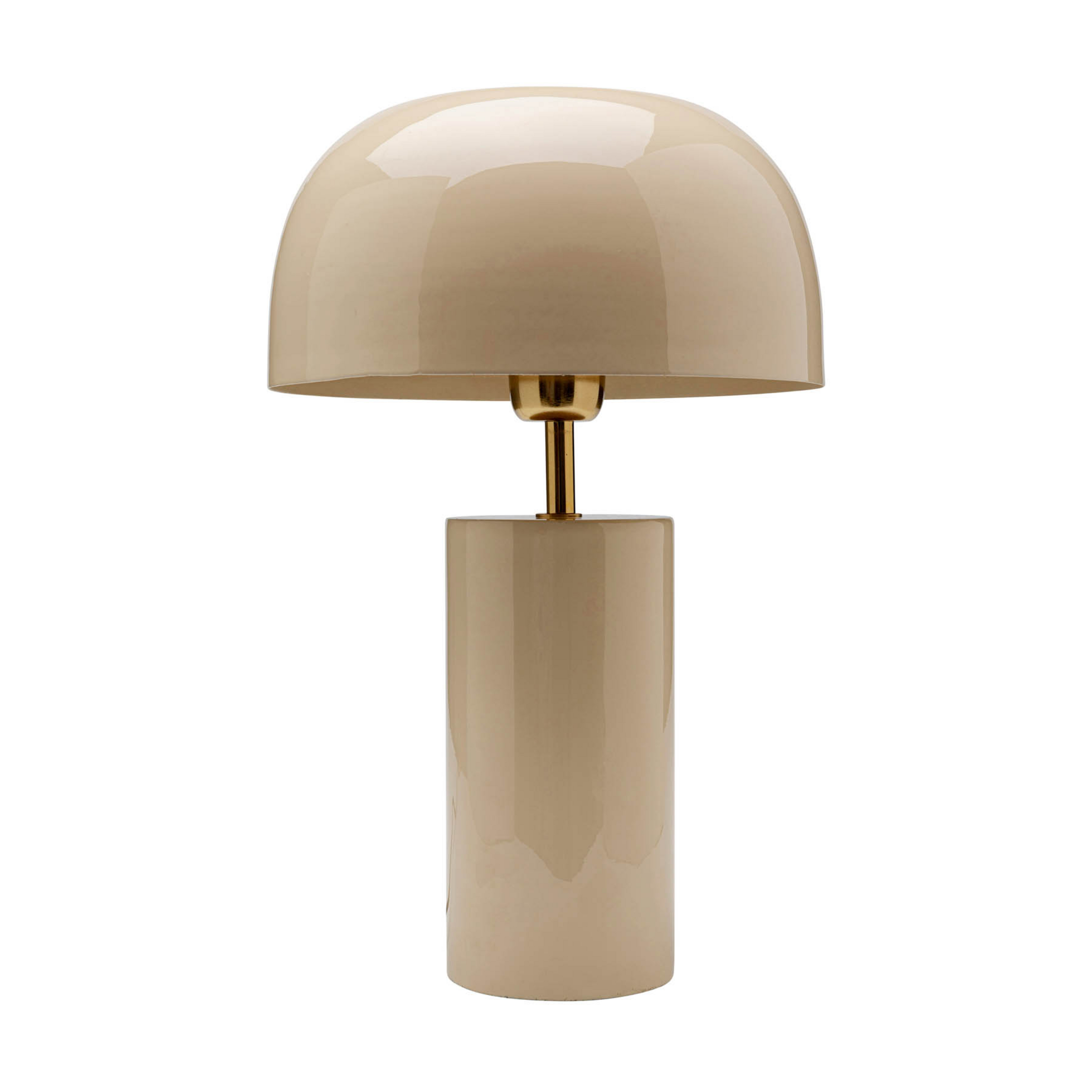Lampe à poser KARE Loungy, blanche, acier, hauteur 38 cm