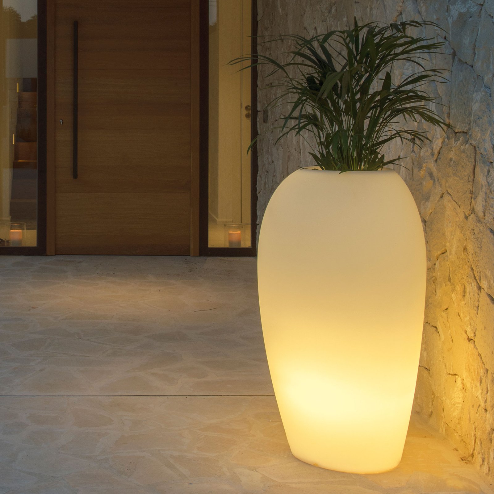 Dekorativna svetilka Storus V LED RGB+CCT sadljiva bela